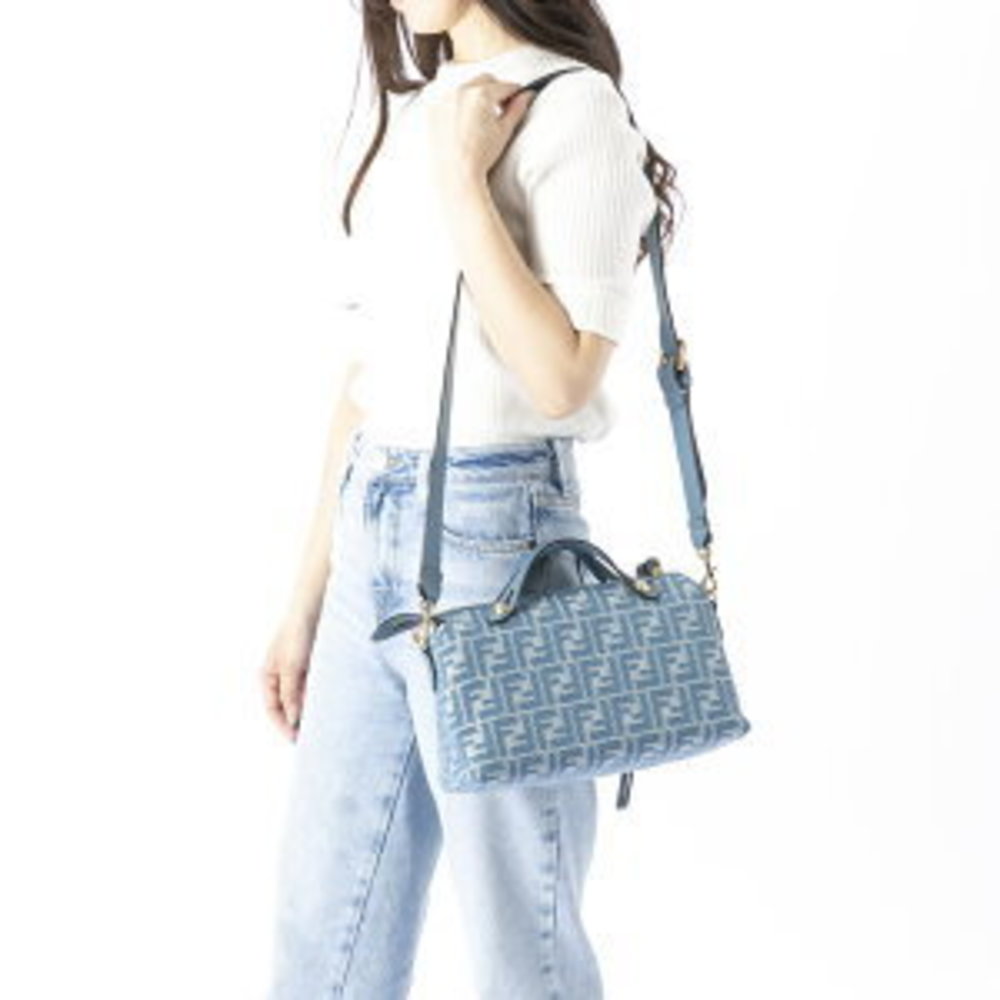 FENDI WAY Soft MD FF Jacquard Handbag